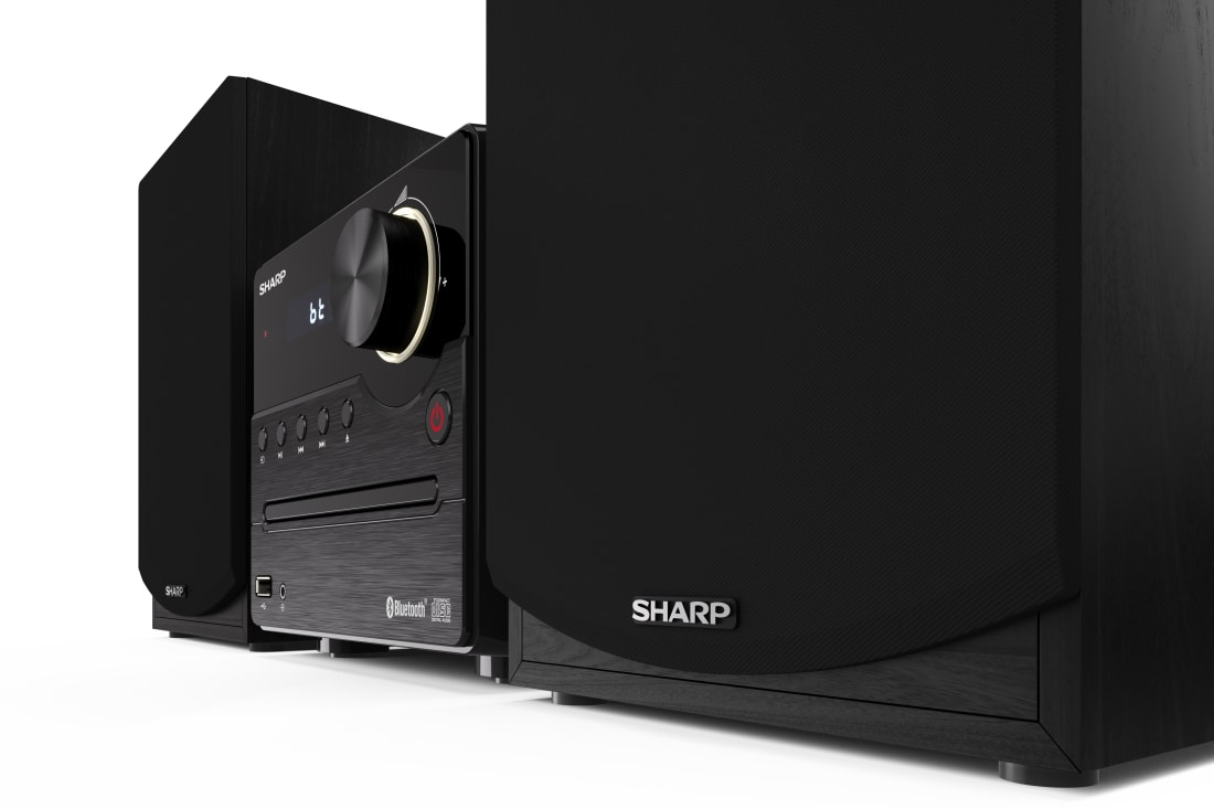 Sharp XL-B512(BK) home audio systeem Home audio-microsysteem 45 W Zwart - Afbeelding 2