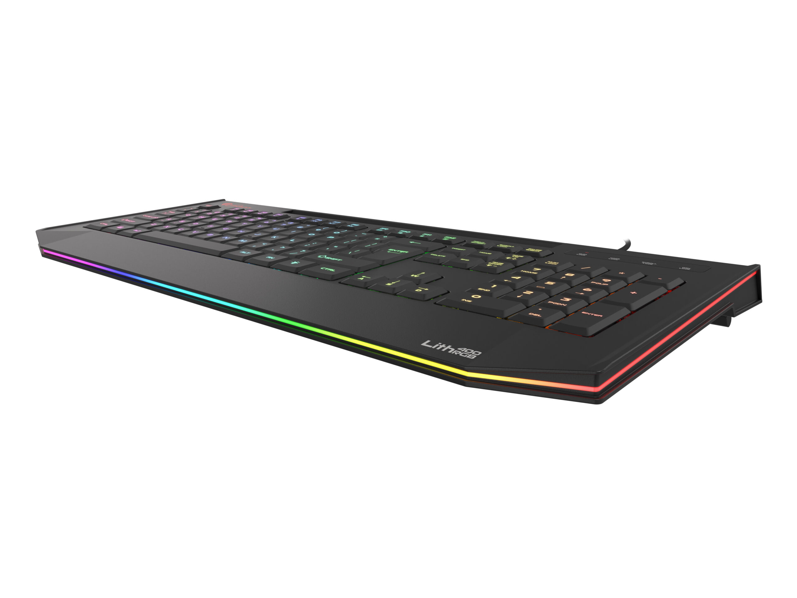 GENESIS Lith 400 RGB toetsenbord Gamen USB QWERTY US International Zwart - Afbeelding 8