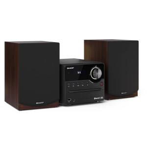 Sharp XL-B512(BR) home audio systeem Home audio-microsysteem 45 W Bruin