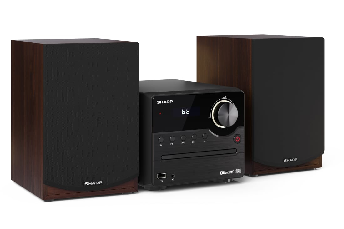 Sharp XL-B512(BR) home audio systeem Home audio-microsysteem 45 W Bruin