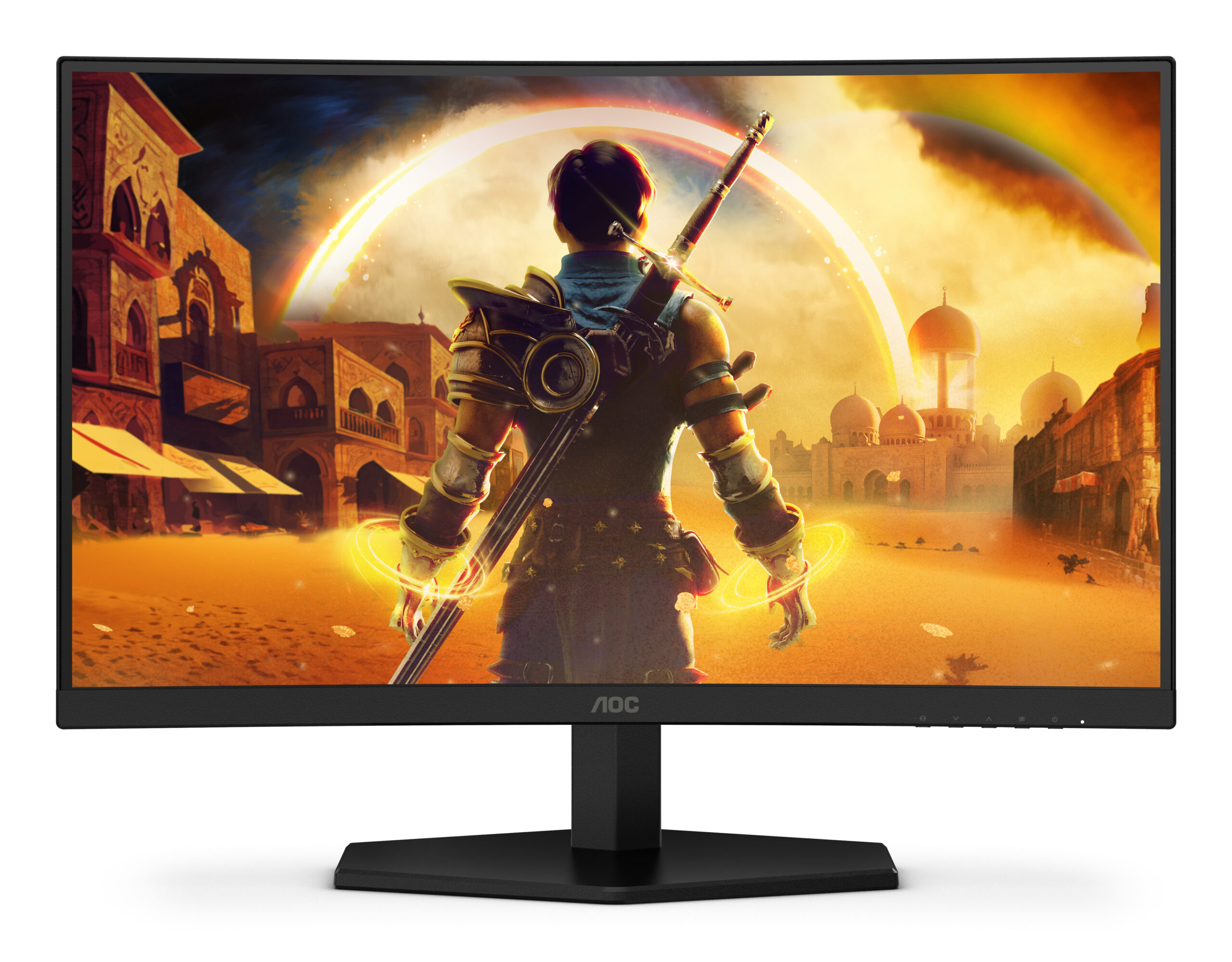 AOC G4 C24G42E computer monitor 59,9 cm (23.6") 1920 x 1080 Pixels Full HD LED Zwart, Rood - Afbeelding 4