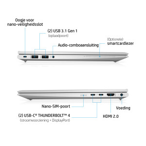 EliteBook 840 Aero G8 - 14 inch - Intel Core i5-1135G7 - 8GB RAM - 256GB SSD - Windows 10 Pro