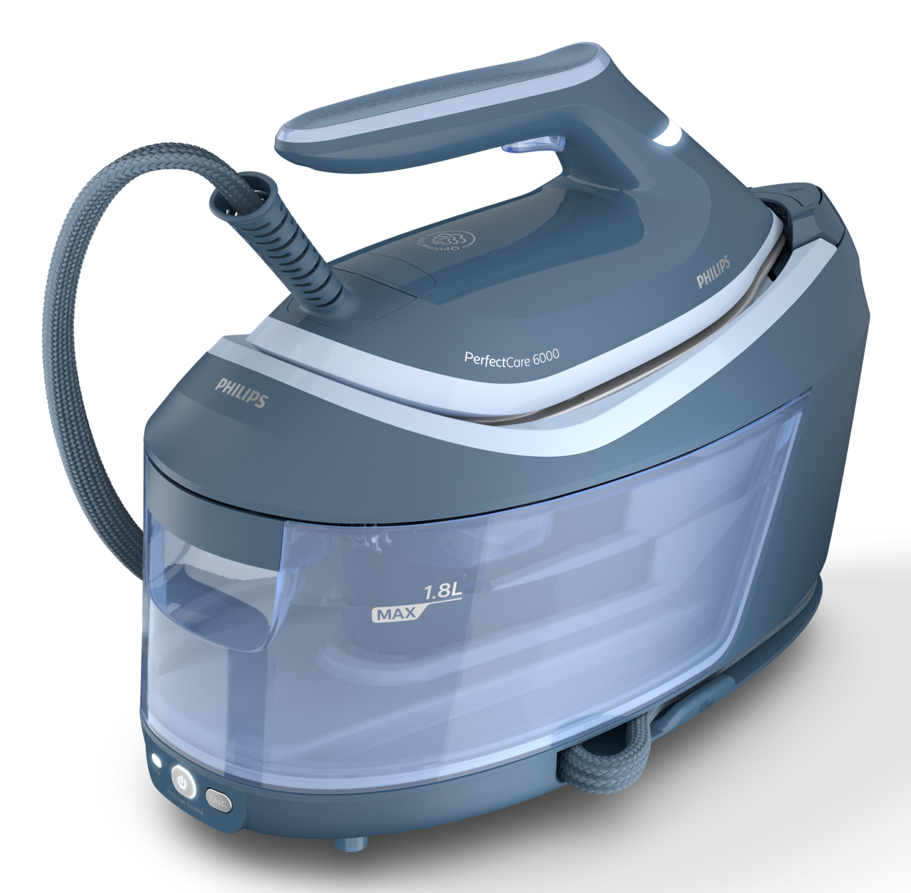 Philips 6000 series PSG6042/20 stoomstrijkijzer station 2400 W 1,8 l SteamGlide Advanced Blauw - Afbeelding 2