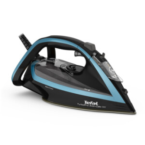 Tefal TurboPro FV5695 Stoomstrijkijzer Durilium AirGlide Autoclean soleplate 3000 W Zwart, Blauw