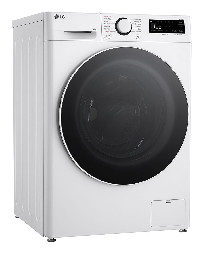 LG F2WR508S0W wasmachine Voorbelading 8 kg 1200 RPM Zwart, Wit - Afbeelding 11