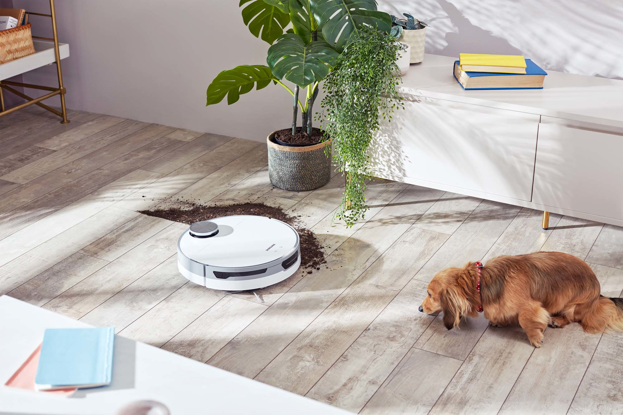 Samsung VR30T85513W JetBot+ robotstofzuiger 0,3 l Zakloos Wit - Afbeelding 25