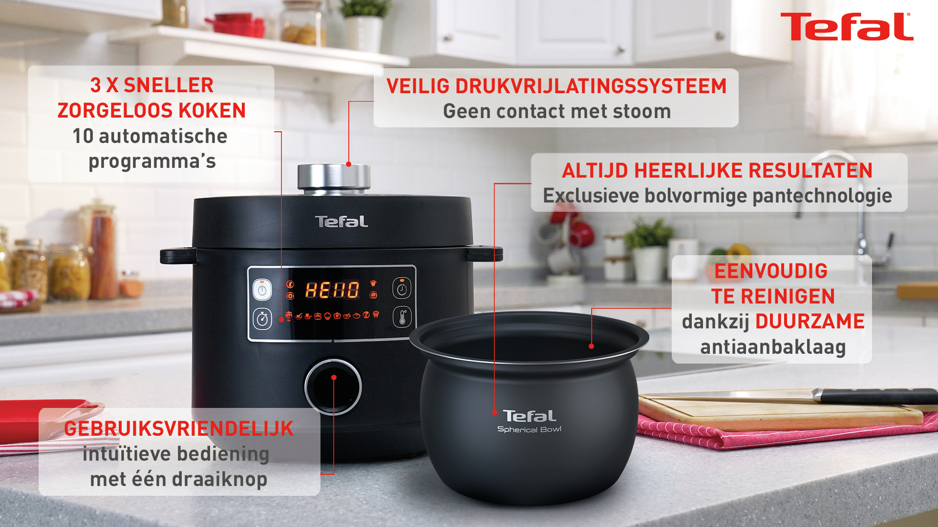 Tefal CY7548 Turbo Cuisine CY7548 Multicooker
