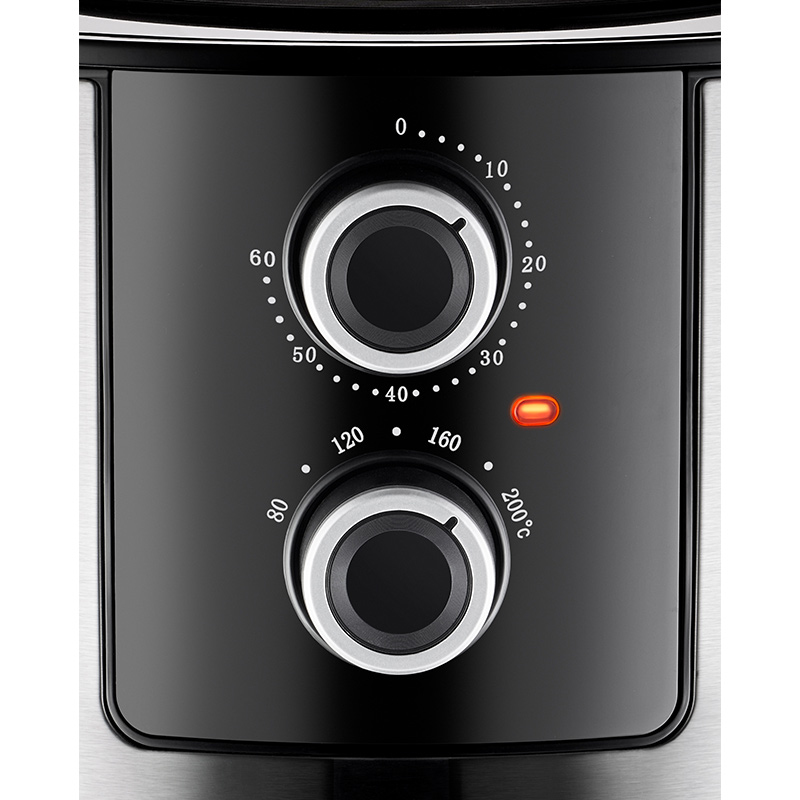 Unold 58655 friteuse Dubbel 5 l 1400 W Heteluchtfriteuse Zwart, Roestvrijstaal - Afbeelding 8