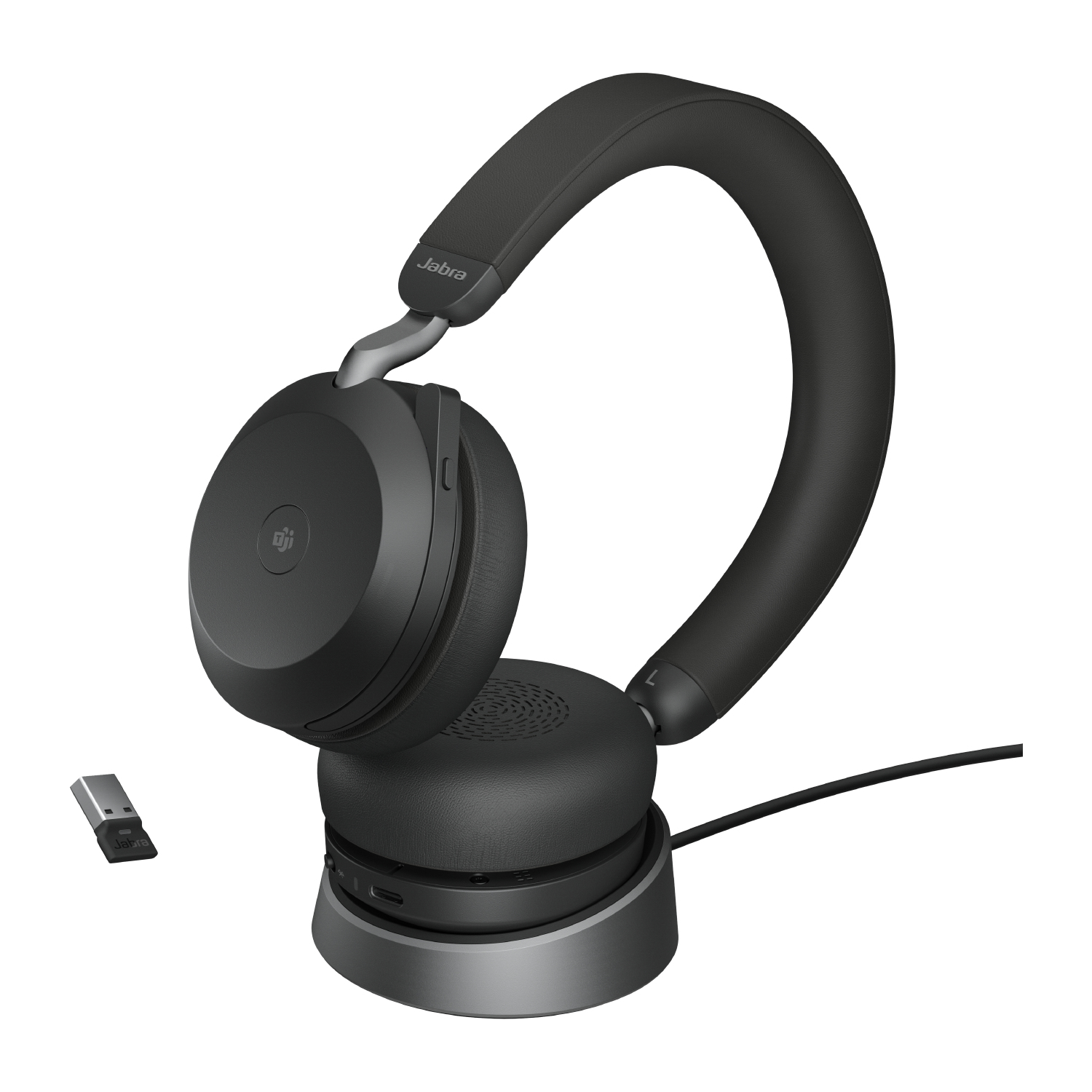 Jabra 27599-999-989 hoofdtelefoon/headset Draadloos Hoofdband Kantoor/callcenter Bluetooth Oplaadhouder Zwart - Afbeelding 4