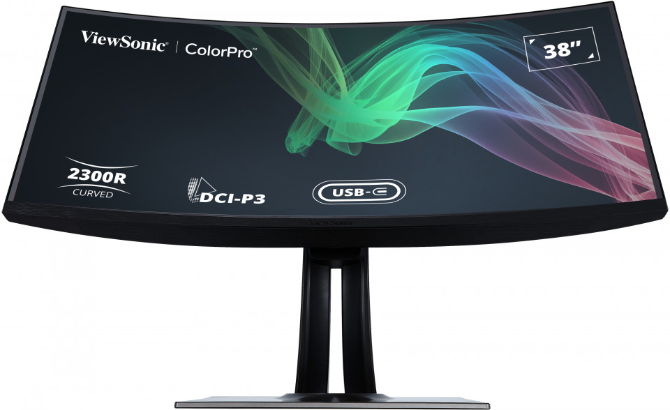 Viewsonic VP3881A computer monitor 96,5 cm (38") 3840 x 1600 Pixels Quad HD+ LED Zwart - Afbeelding 2