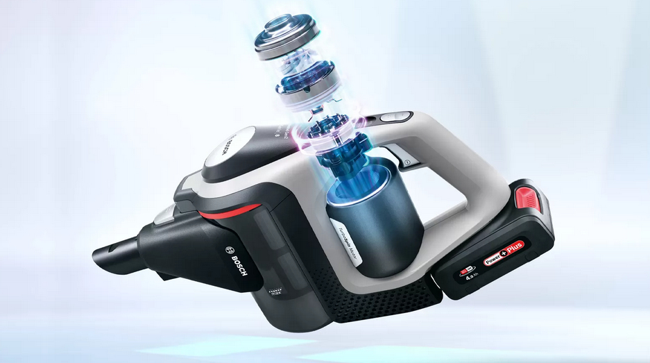 Bosch Serie 8 BCS8224WA handstofzuiger Zwart, Rood, Staal Zakloos - Afbeelding 15