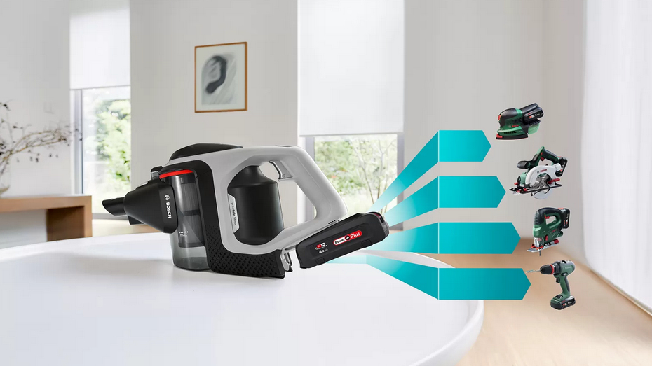 Bosch Serie 8 BCS8224WA handstofzuiger Zwart, Rood, Staal Zakloos - Afbeelding 10