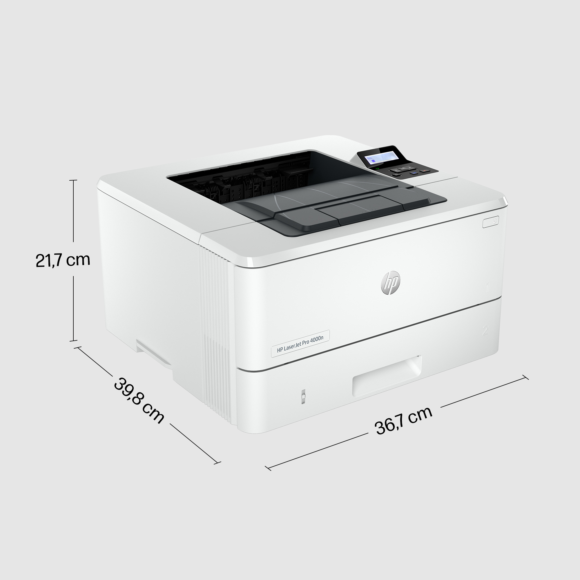 HP LaserJet Pro 4002dn Zwart-wit Printer, Dubbelzijdig - Afbeelding 3