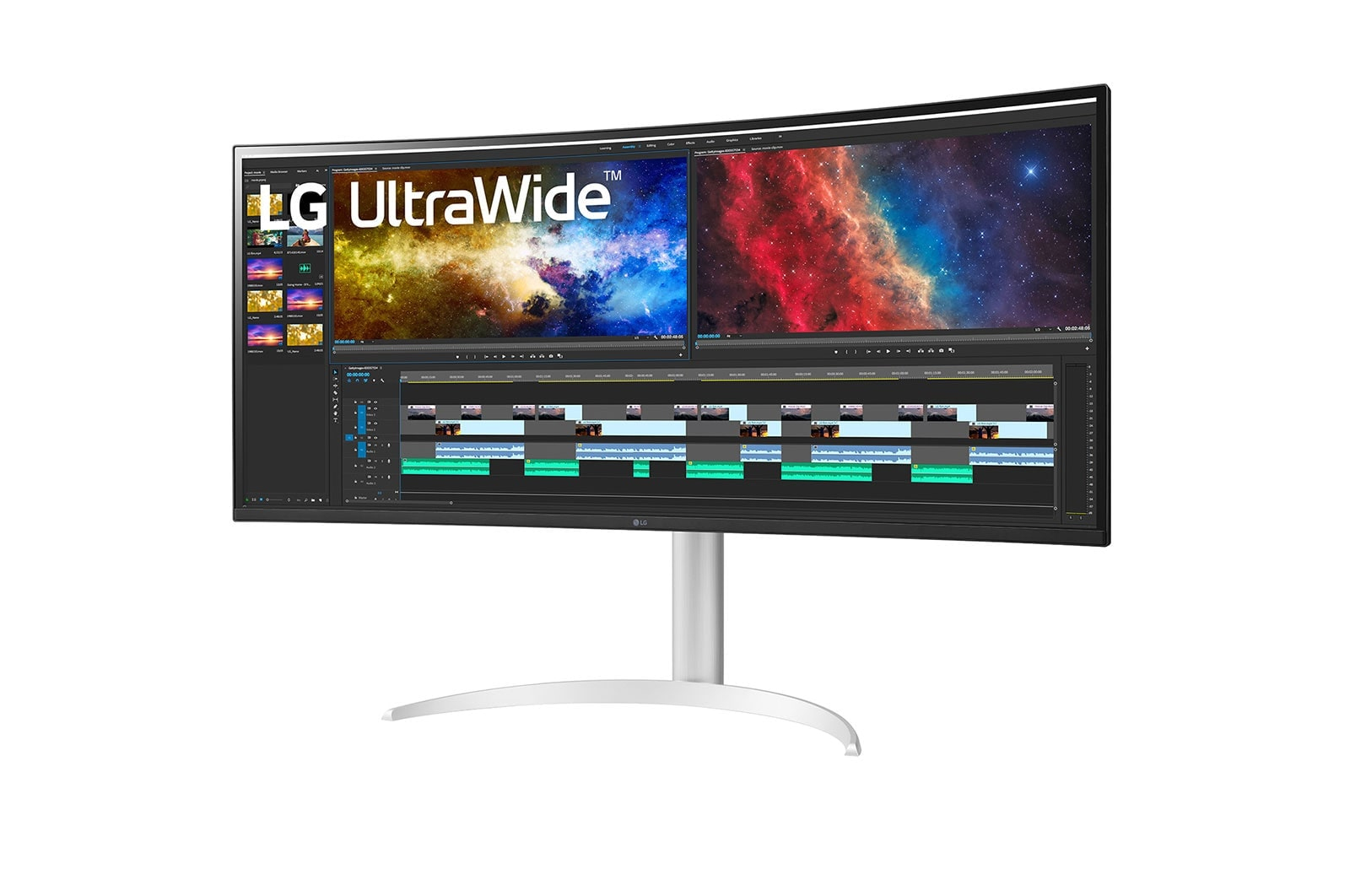 LG 38BQ85C-W computer monitor 95,2 cm (37.5") 3840 x 1600 Pixels Quad HD+ Wit - Afbeelding 2