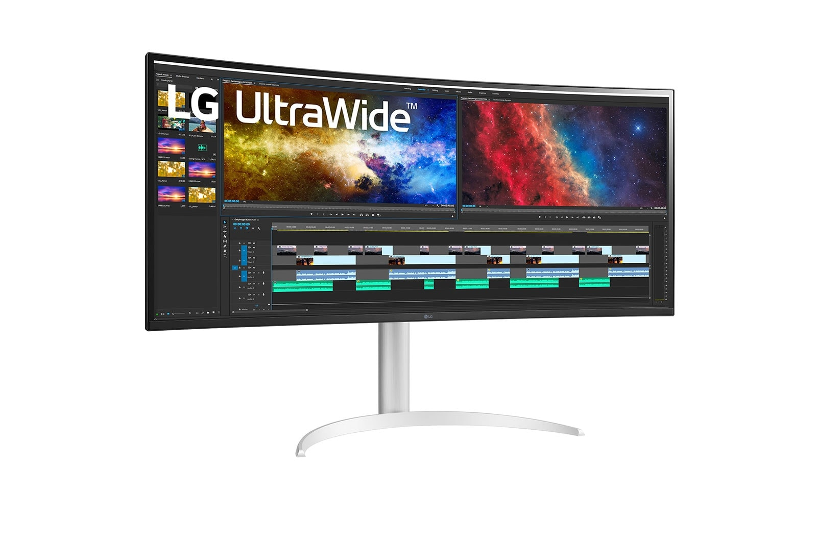 LG 38BQ85C-W computer monitor 95,2 cm (37.5") 3840 x 1600 Pixels Quad HD+ Wit - Afbeelding 3