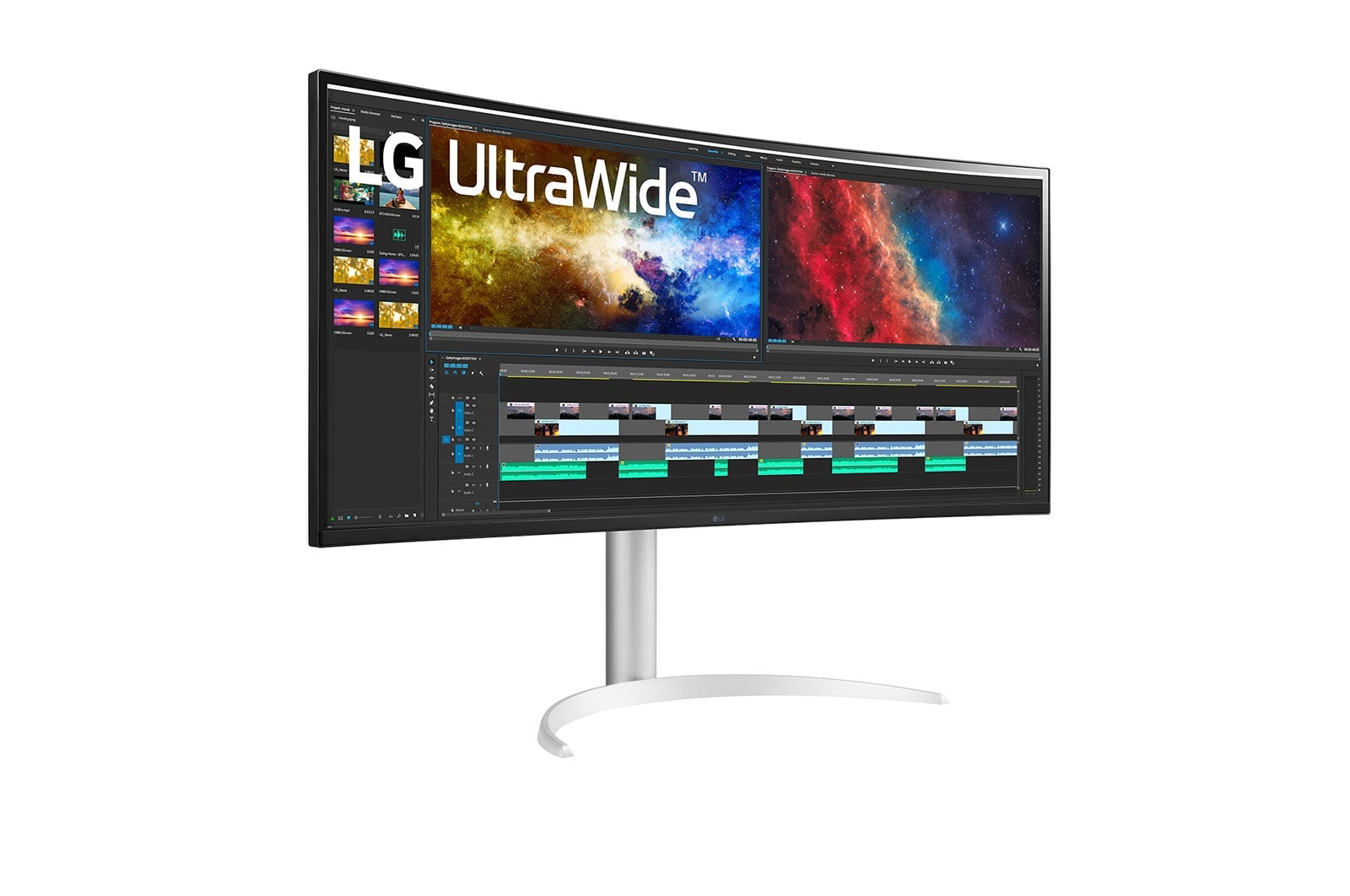 LG 38BQ85C-W computer monitor 95,2 cm (37.5") 3840 x 1600 Pixels Quad HD+ Wit - Afbeelding 4