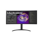 LG 34WP85CP-B LED display 86,4 cm (34") 3440 x 1440 Pixels UltraWide Quad HD Zwart