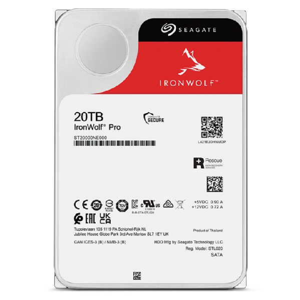 Seagate IronWolf Pro ST20000NT001 interne harde schijf 3.5" 20 TB - Afbeelding 4