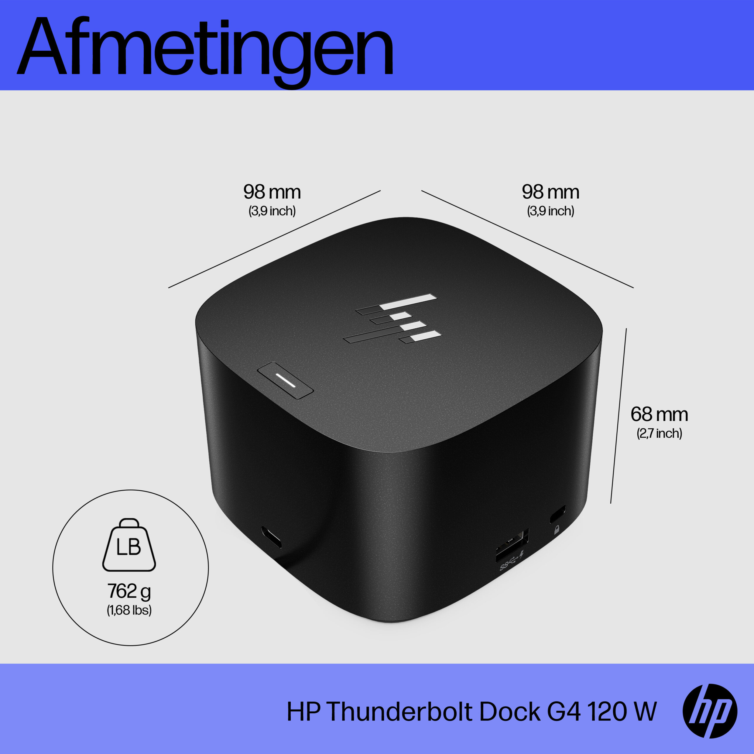 HP Thunderbolt Dock 120 watt G4 - Afbeelding 10