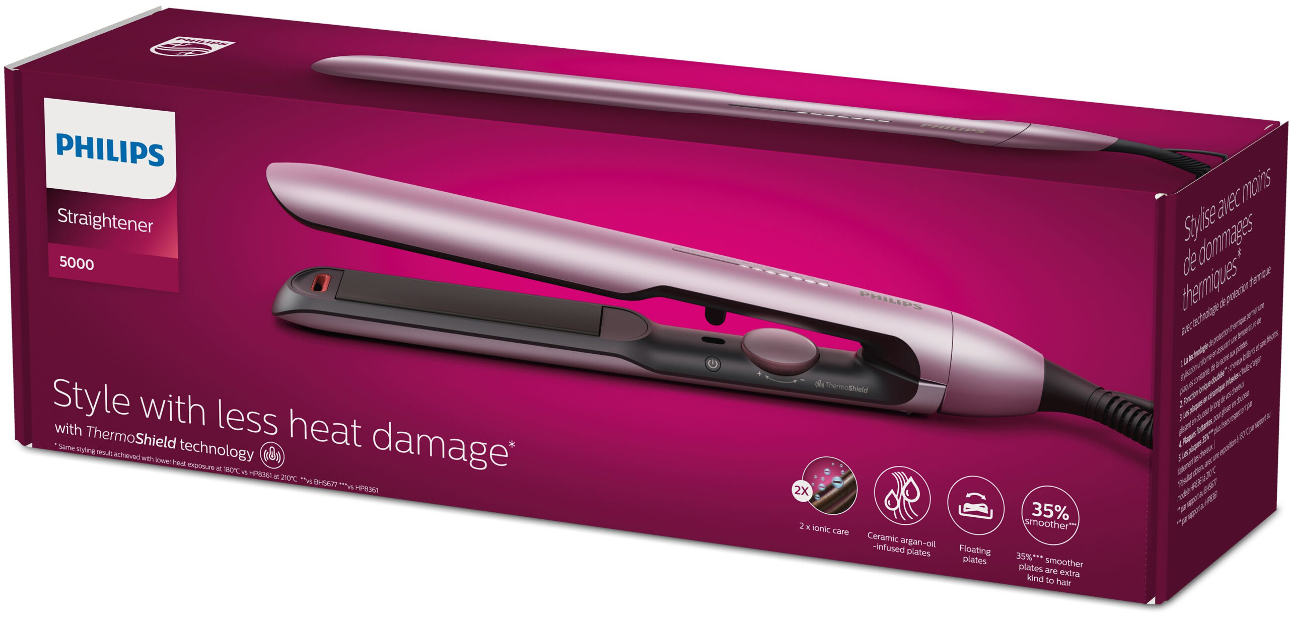 Philips 5000 series BHS530/00 Straightener - Afbeelding 2