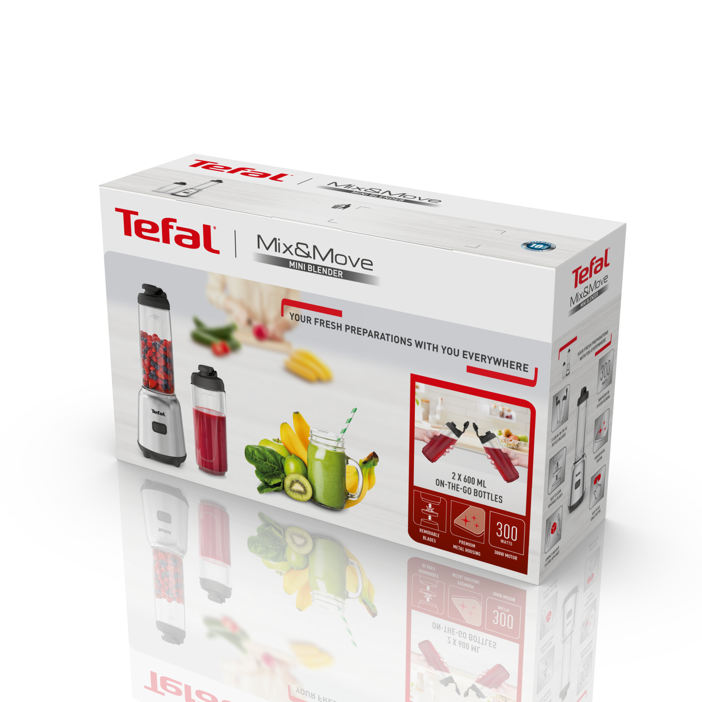 Tefal Mix&Move BL15FD BL15FD personal blender - Afbeelding 6