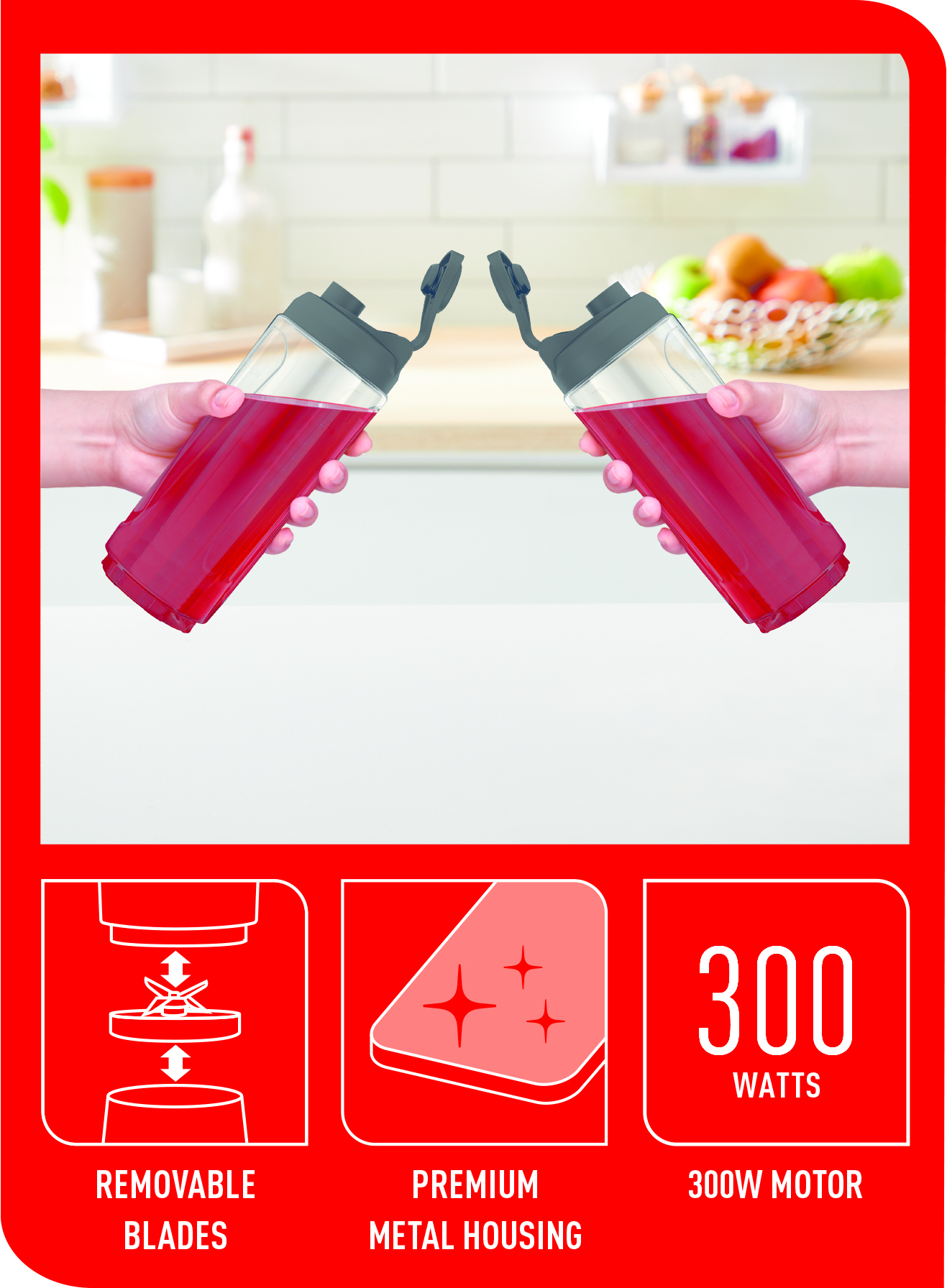 Tefal Mix&Move BL15FD BL15FD personal blender - Afbeelding 5