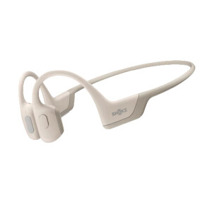 SHOKZ OpenRun Pro Headset Draadloos Neckband Oproepen/muziek Bluetooth Beige