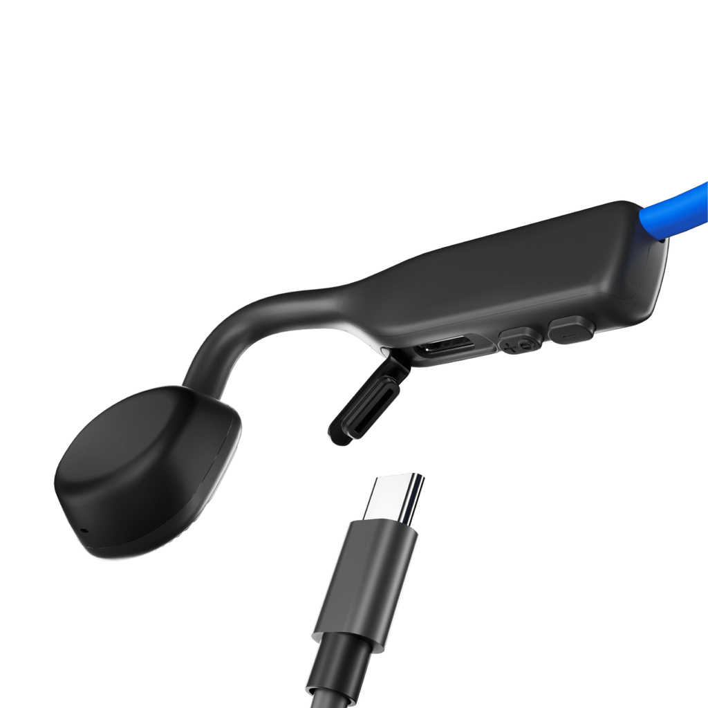 SHOKZ OpenMove Hoofdtelefoons Draadloos oorhaak Oproepen/muziek USB Type-C Bluetooth Blauw - Afbeelding 4
