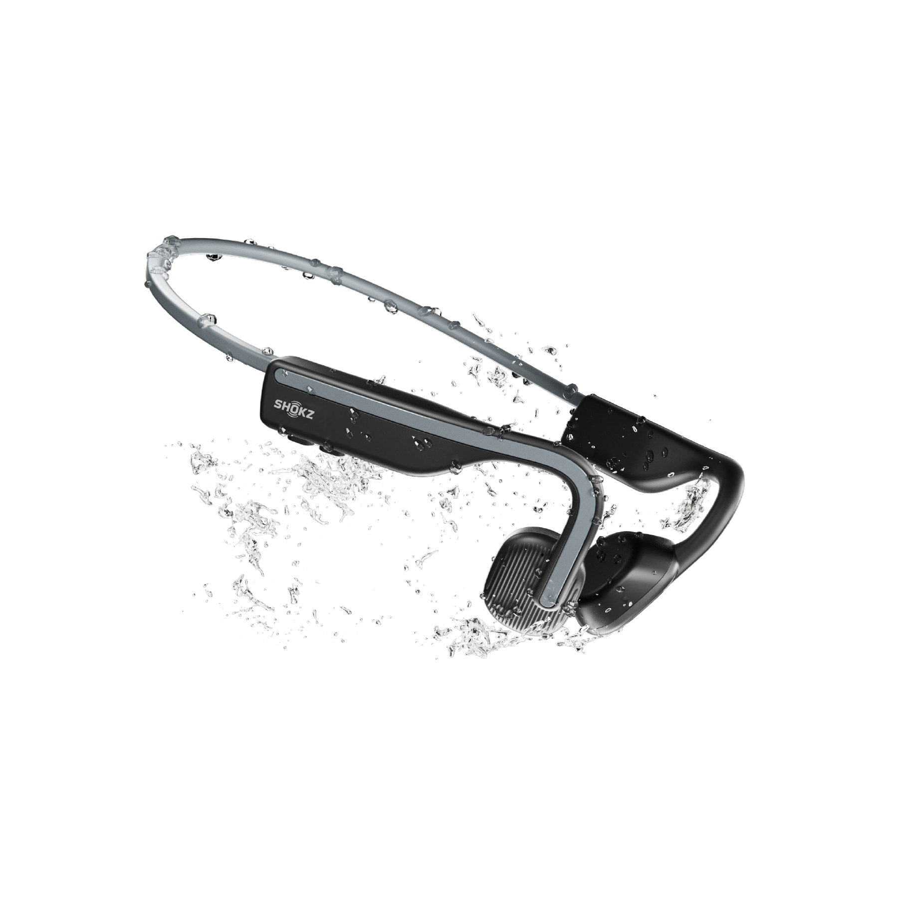SHOKZ OpenMove Hoofdtelefoons Draadloos Neckband Sporten Bluetooth Grijs - Afbeelding 2