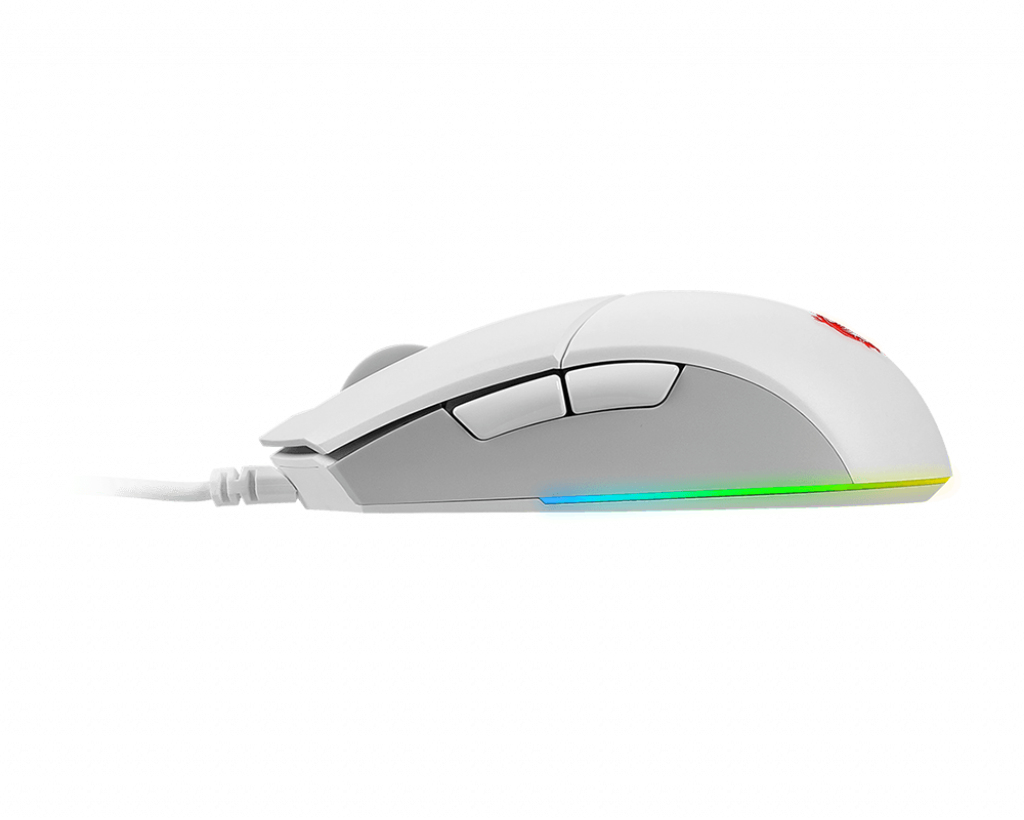 MSI CLUTCH GM11 WHITE muis Gamen Ambidextrous USB Type-A Optisch 5000 DPI - Afbeelding 2