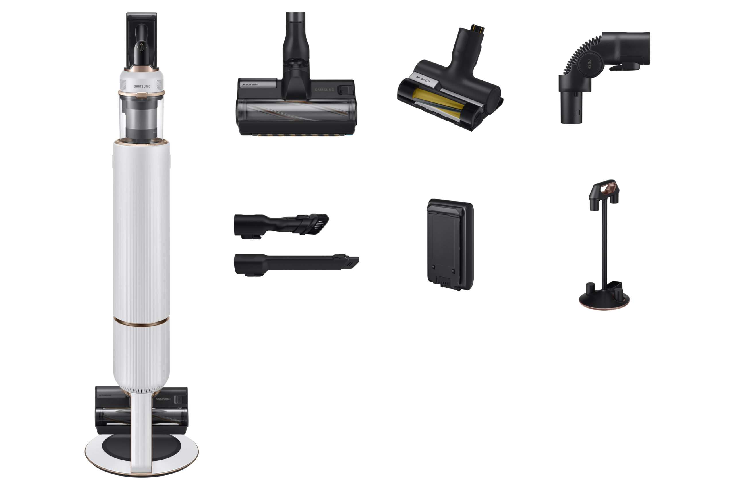 Samsung BESPOKE Jet Cycloon stofzuiger VS20B95823W Misty White - Afbeelding 57