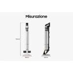 Samsung BESPOKE Jet Cycloon stofzuiger VS20B95823W Misty White