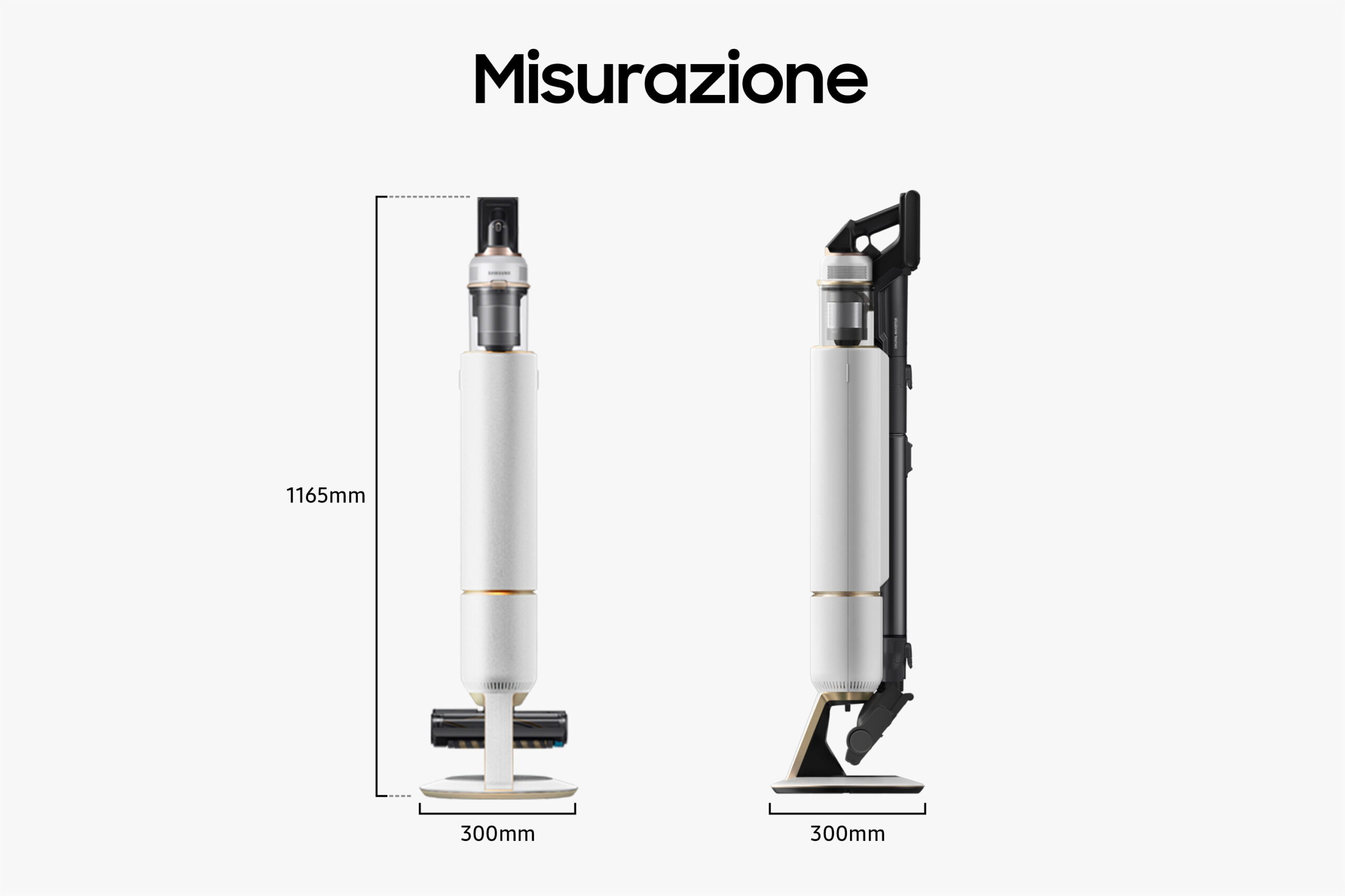 Samsung BESPOKE Jet Cycloon stofzuiger VS20B95823W Misty White