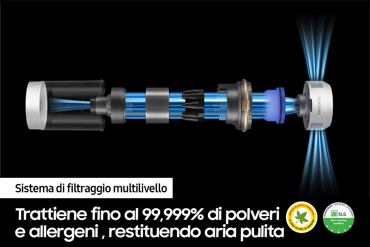 Samsung BESPOKE Jet Cycloon stofzuiger VS20B95823W Misty White - Afbeelding 54