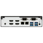 Shuttle XPC slim Barebone DH32U, Intel Pentium Gold 7505, 4x HDMI 2.0b 2x LAN, 2x COM, incl. VESA, , 24/7 permanent gebruik