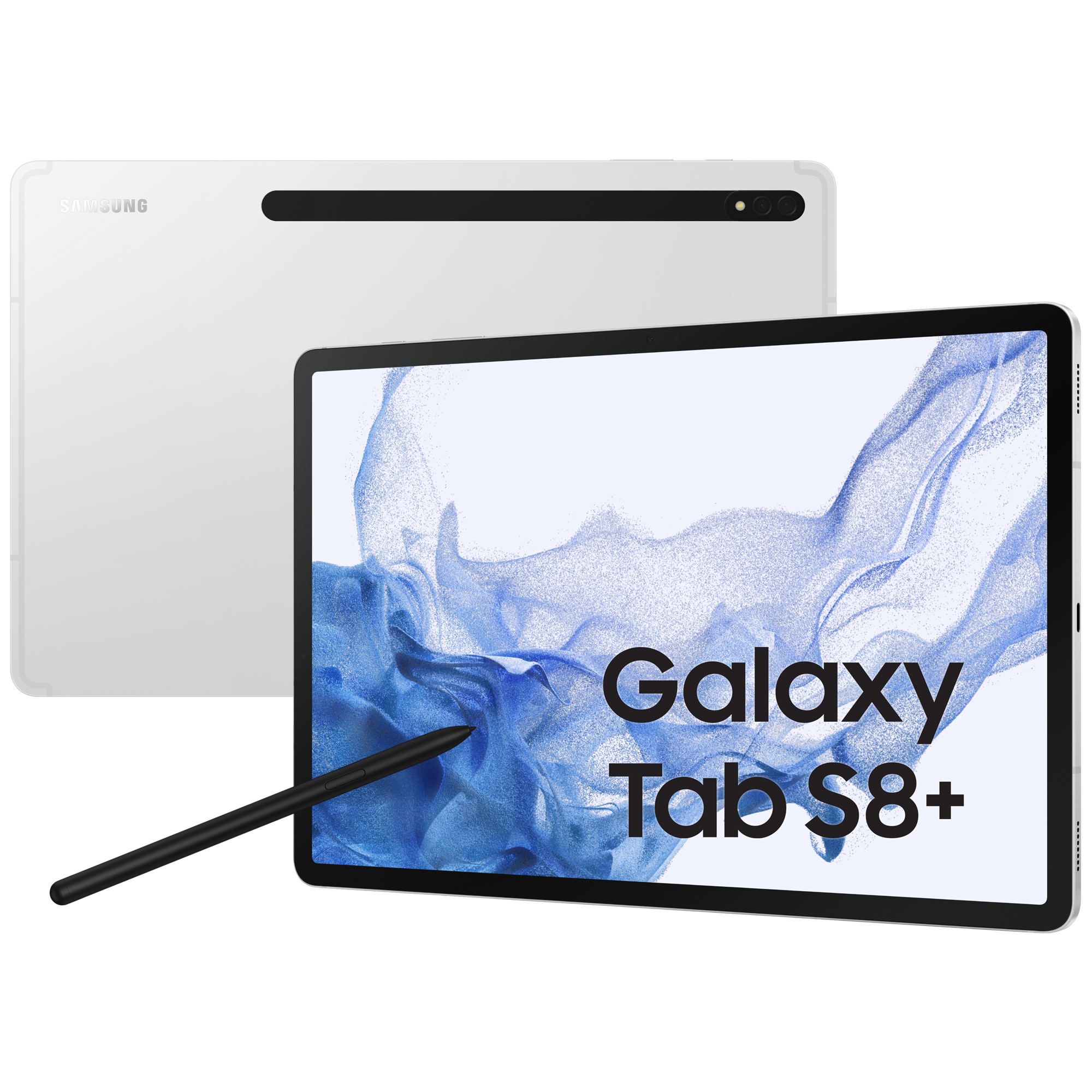Samsung Galaxy Tab S8+ WiFi SM-X800 Qualcomm Snapdragon 128 GB 31,5 cm (12.4") 8 GB Wi-Fi 6 (802.11ax) Android 12 Zilver