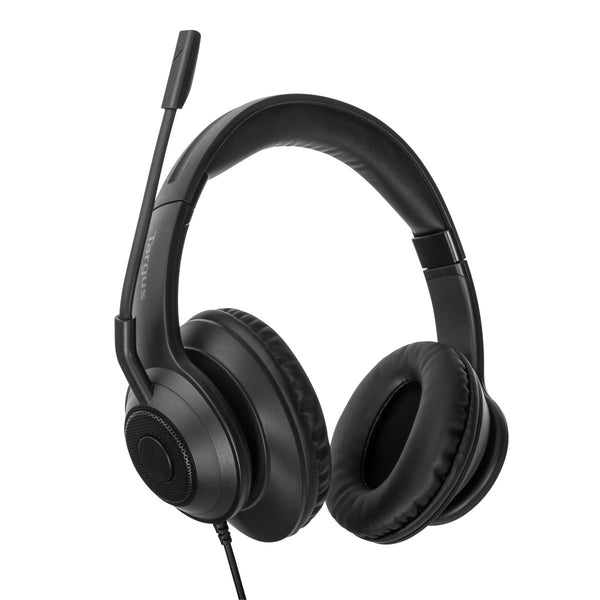 Targus AEH102GL hoofdtelefoon/headset Bedraad Hoofdband Oproepen/muziek USB Type-A Zwart - Afbeelding 4