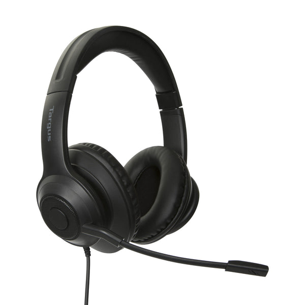 Targus AEH102GL hoofdtelefoon/headset Bedraad Hoofdband Oproepen/muziek USB Type-A Zwart - Afbeelding 6