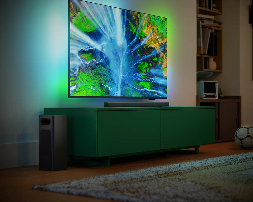 Philips Draadloze Dolby Atmos Design Soundbar TAB6309/10