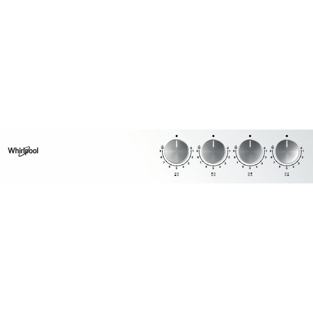 Whirlpool AKTL629/WH Wit Ingebouwd 59 cm Gaskookplaat 4 zone(s) - Afbeelding 11