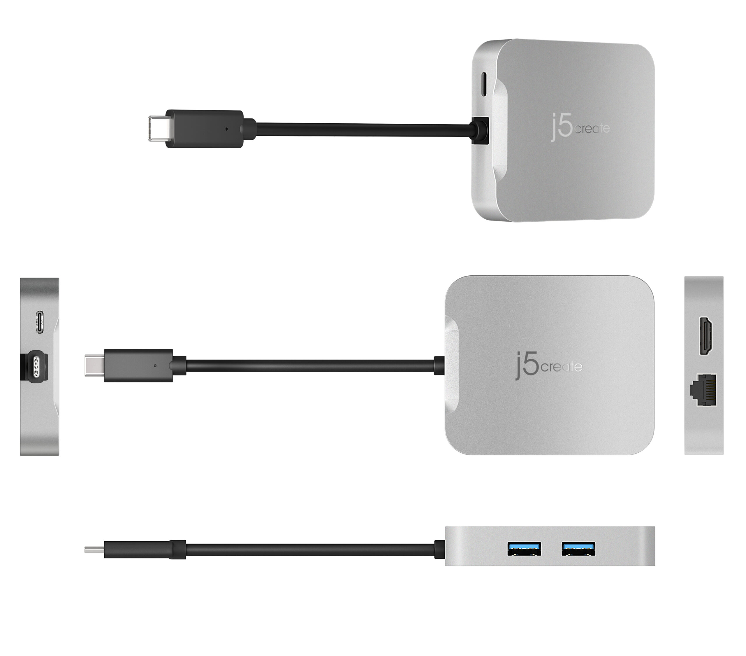 j5create JCD391-N 4K60 Elite USB-C® PD Multi-Port Adapter - Afbeelding 5