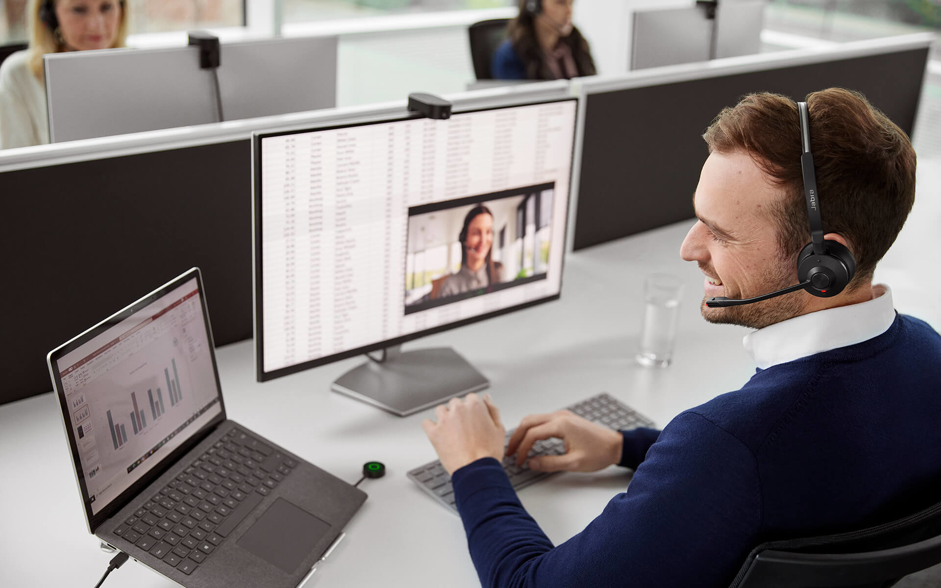 Jabra Engage 55 MS Stereo Headset Draadloos Hoofdband Kantoor/callcenter USB Type-A Zwart - Afbeelding 6