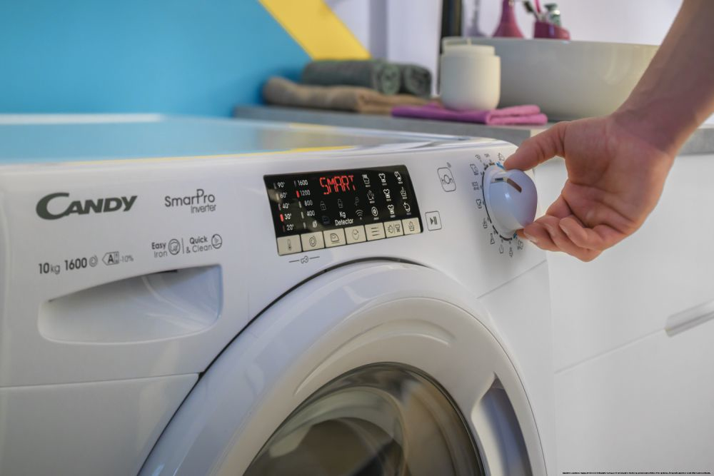 Candy Smart Pro Inverter CO 474TWM6/1-S wasmachine Voorbelading 7 kg 1400 RPM Wit - Afbeelding 20