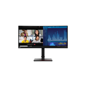 ThinkVision P34w-20 - 34.1 inch - Curved - UltraWide Quad HD IPS LED Monitor - 3440x1440 - HAS / RJ45 / USB-C