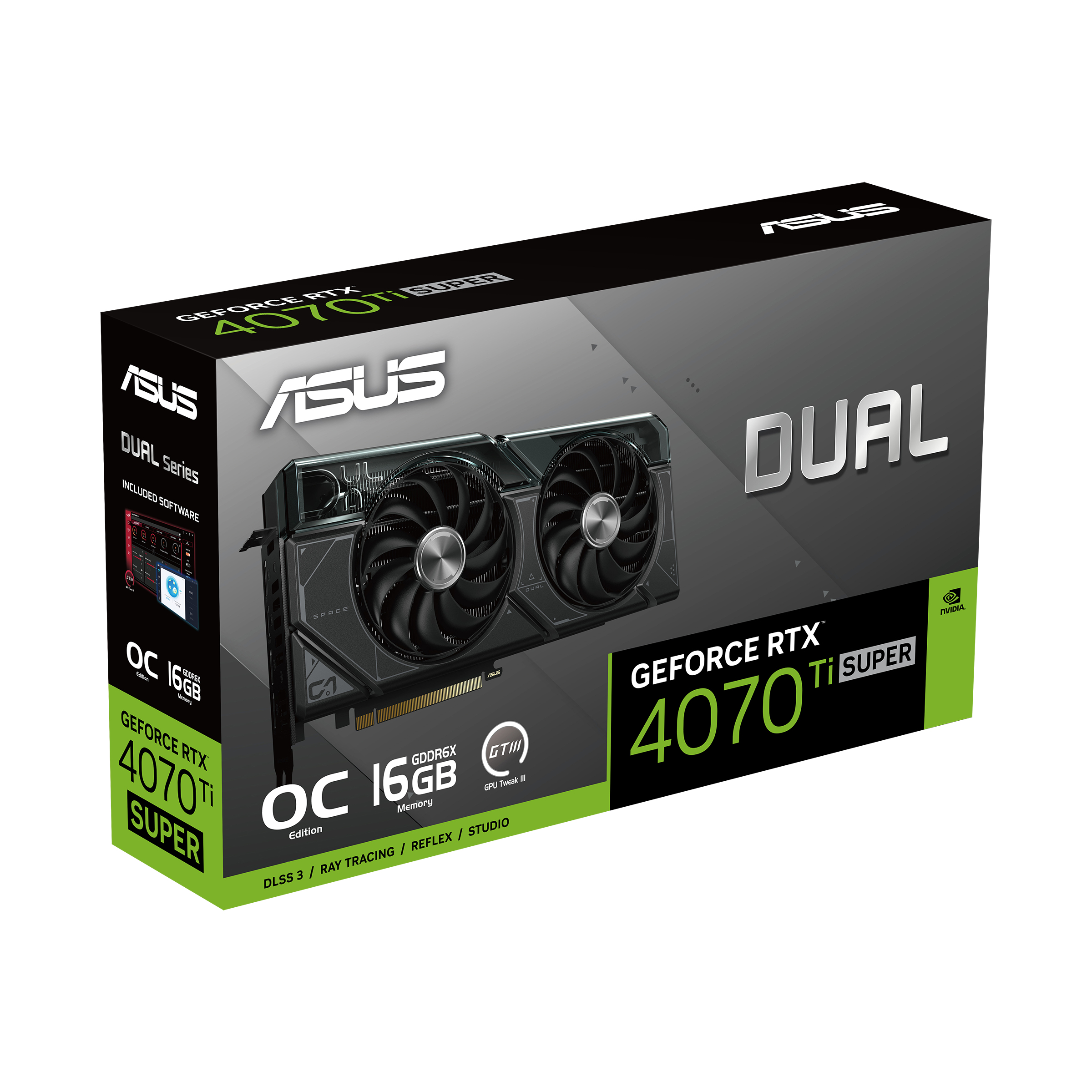 ASUS Dual -RTX4070TIS-O16G NVIDIA GeForce RTX 4070 Ti SUPER 16 GB GDDR6X - Afbeelding 12