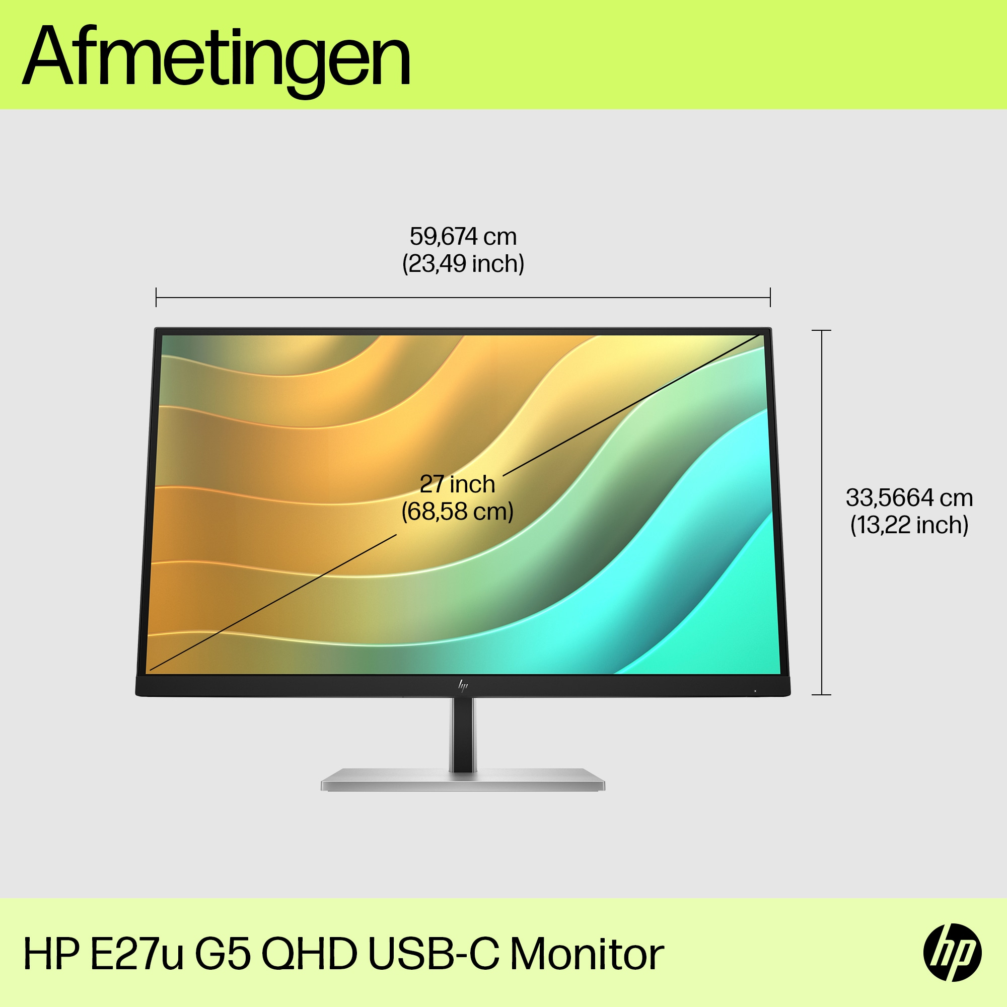 HP E27u G5 QHD USB C-monitor - Afbeelding 28