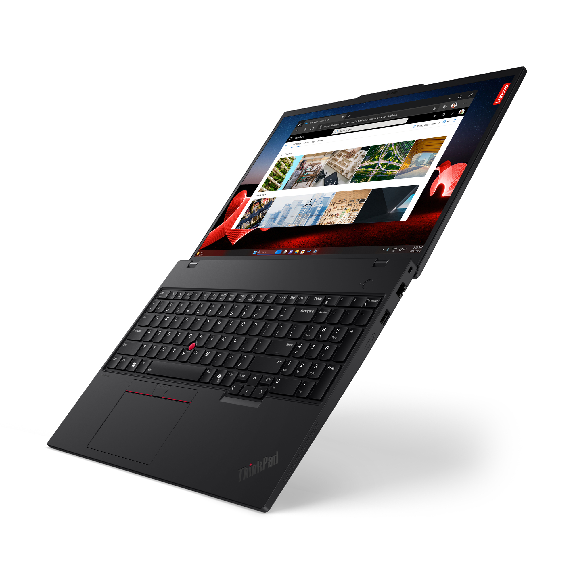 Lenovo ThinkPad T16 Gen 3 Intel Core Ultra 7 155U Laptop 40,6 cm (16") WUXGA 16 GB DDR5-SDRAM 512 GB SSD Wi-Fi 6E (802.11ax) Windows 11 Pro Zwart - Afbeelding 6