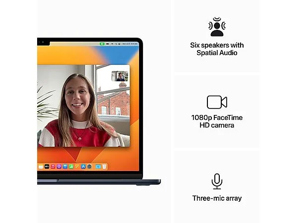 Apple MacBook Air M2 8GB 256GB SSD Midnight 15,3" - Afbeelding 8