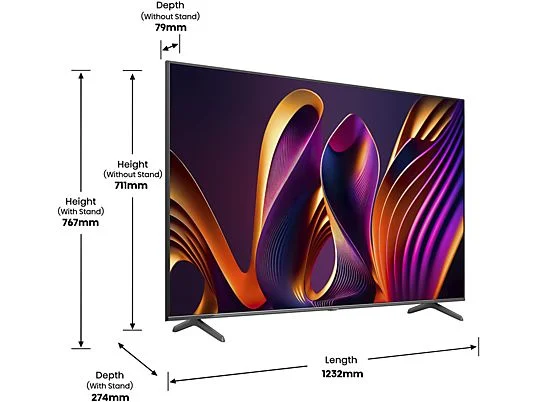 Hisense 4K QLED Smart TV 55E7NQ Pro (2024) 120HZ 55" - Afbeelding 12