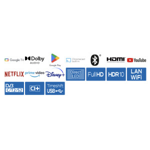 Android Full HD Smart TV Metz 40MTE6000Z (2024) 40"